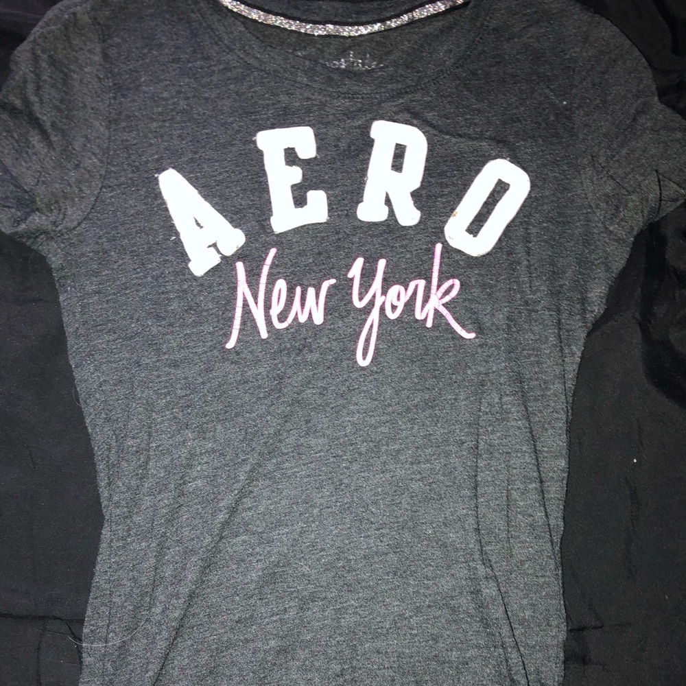 Grey Aeropostale shirt, slightly used